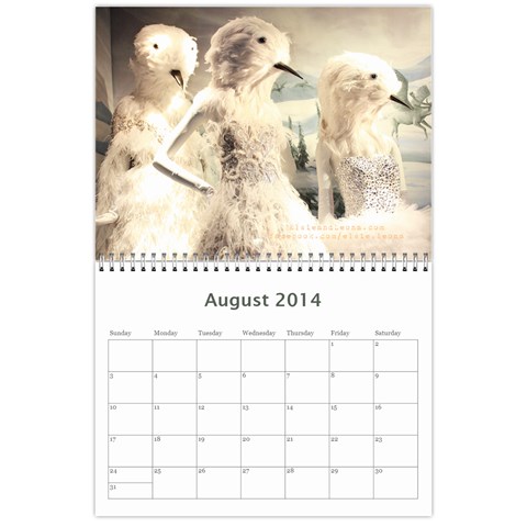 Elsieandleona Com Calendar By Kim Stokes Aug 2014