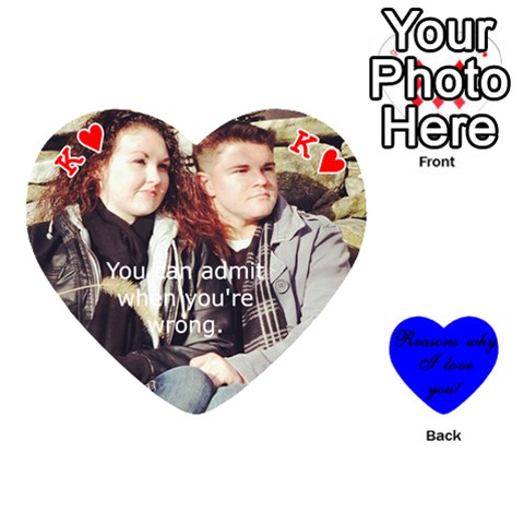 King Why I Love You  By Tasha Front - HeartK