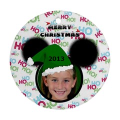 Minnie  Ornament, 2 sides - Round Ornament (Two Sides)