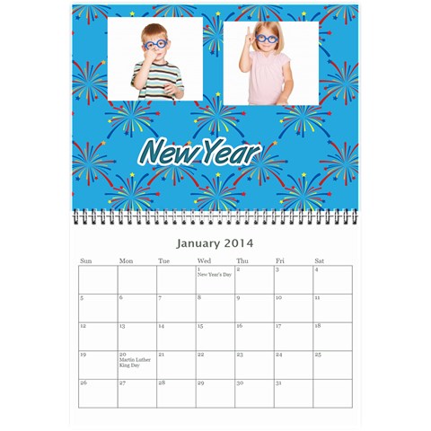 Calendar By C1 Jan 2014