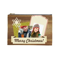 merry christmas - Cosmetic Bag (Large)