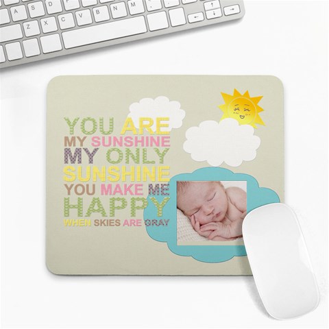 You Are My Sunshine Large Mouse Pad By Chatting Front