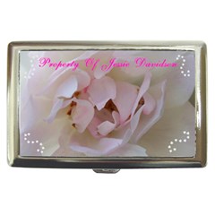 Pink Rose Cigarette Money Case