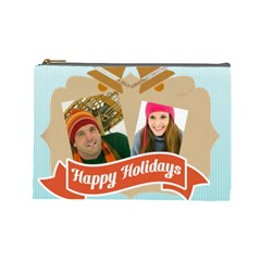 merry christmas - Cosmetic Bag (Large)