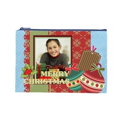 merry christmas - Cosmetic Bag (Large)