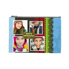 merry christmas - Cosmetic Bag (Large)