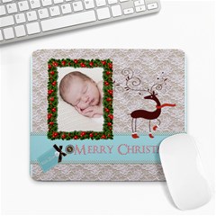 Merry christmas mouse pad - Large Mousepad