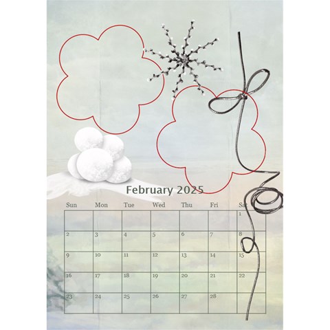 Desktop Kalender 2025 By Elena Petrova Feb 2025