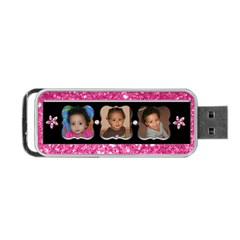 Pink usb - Portable USB Flash (Two Sides)