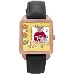 kids - Rose Gold Leather Watch 