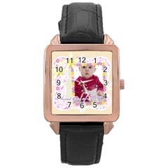 kids - Rose Gold Leather Watch 