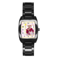 kids - Stainless Steel Barrel Watch