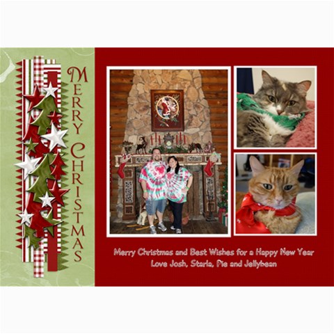 Xmascard13 By Starla Smith 7 x5  Photo Card - 2