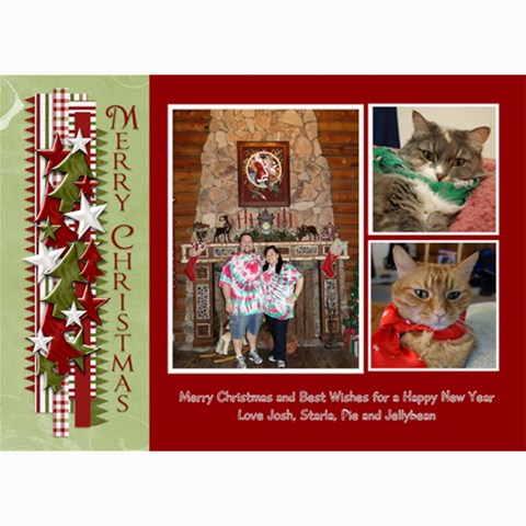 Xmascard13 By Starla Smith 7 x5  Photo Card - 7