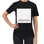 Women t shirt - Women s T-Shirt (Black) (Two Sided)
