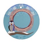 Owl girl ornament - Ornament (Round)