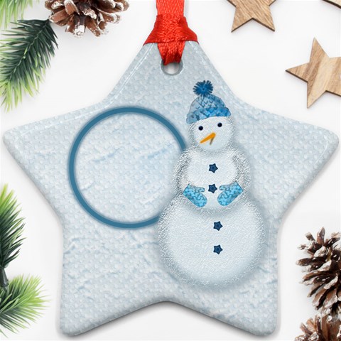 Snowman Ornament By Zornitza Front