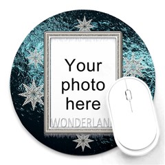 Winter Wonderland Round Mousepad