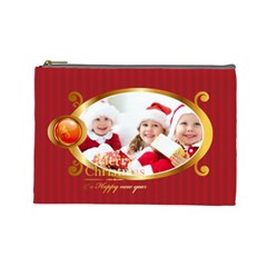 merry christmas - Cosmetic Bag (Large)