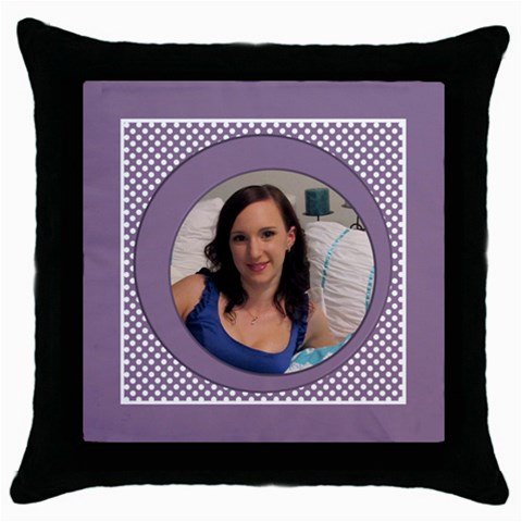 Gone Dotty Throw Pillow Casse By Deborah Front
