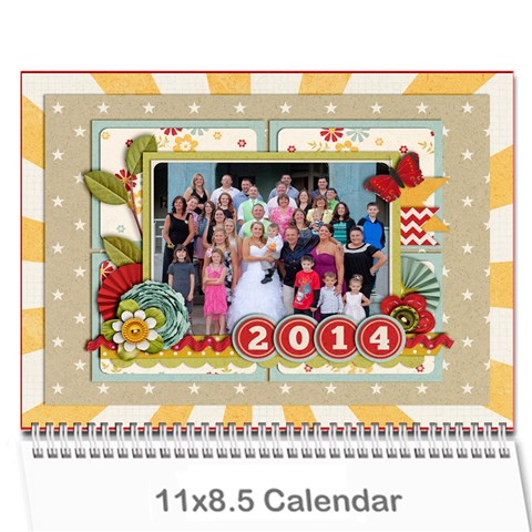 2014 Family Calendar By Sweetheaven Cover