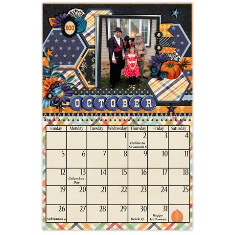 2014 Family Calendar By Sweetheaven Oct 2014