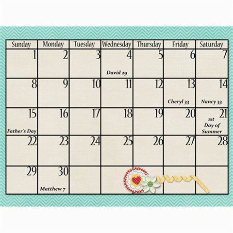 2014 Family Calendar By Sweetheaven Dec 2014