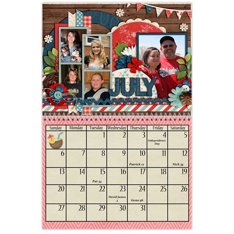 2014 Family Calendar By Sweetheaven Jul 2014
