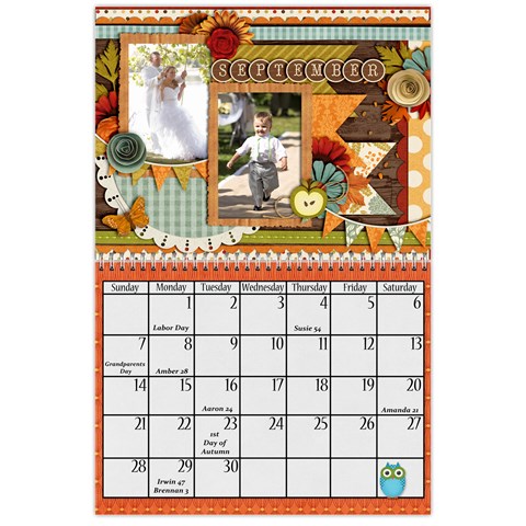 2014 Family Calendar By Sweetheaven Sep 2014