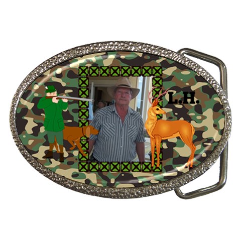 Hunter s Belt Buckle By Joy Johns Front