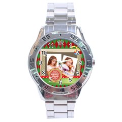 xmas - Stainless Steel Analogue Watch