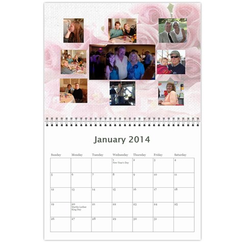 Calendar 2014 By Bertie Jan 2014