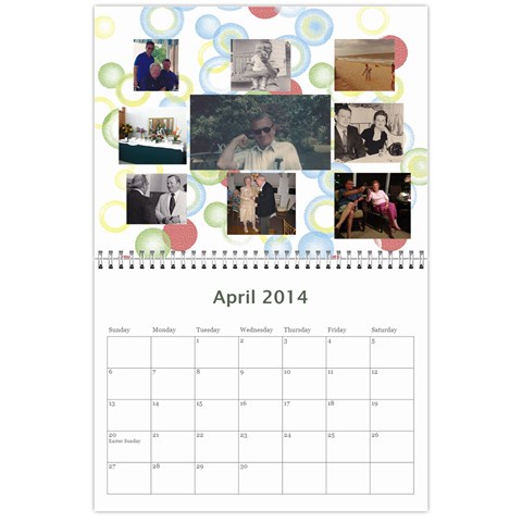 Calendar 2014 By Bertie Apr 2014