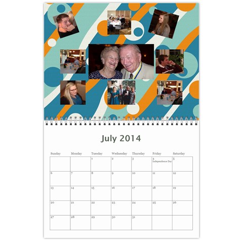 Calendar 2014 By Bertie Jul 2014
