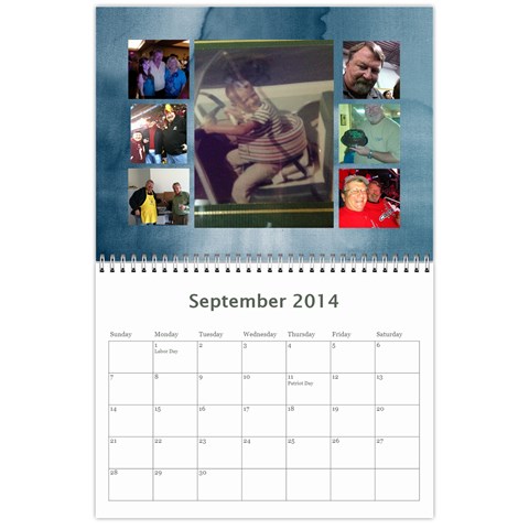 Calendar 2014 By Bertie Sep 2014