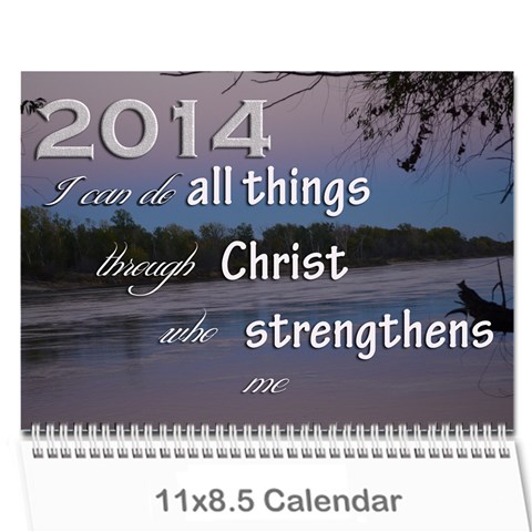 2014 Calender By Kezia Finny Cover