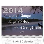 2014 Calender - Wall Calendar 11  x 8.5  (12-Months)