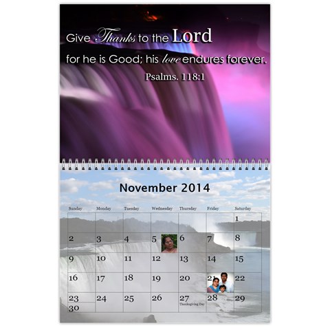 2014 Calender By Kezia Finny Nov 2014