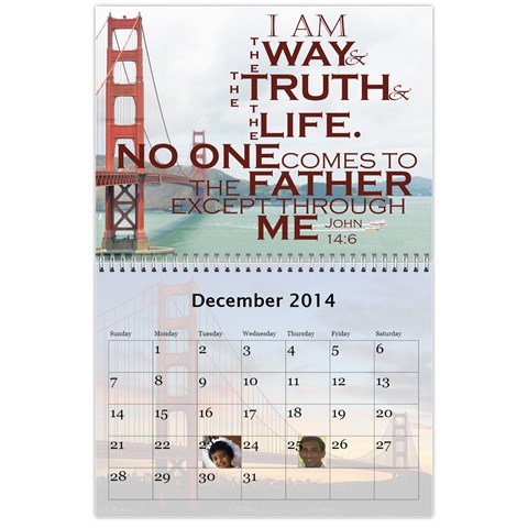 2014 Calender By Kezia Finny Dec 2014