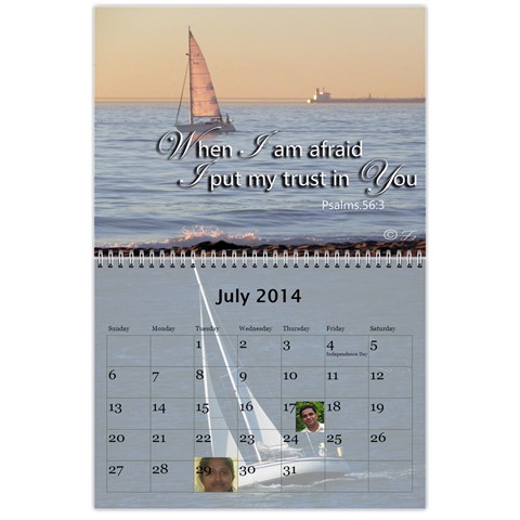 2014 Calender By Kezia Finny Jul 2014