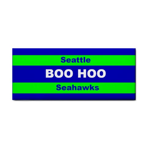 Seahawks Boo Hoo Towel By Brandon Arnold Front