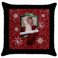 Christmas To Remember Throw Pillow Case - Throw Pillow Case (Black)