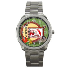 merry christmas - Sport Metal Watch