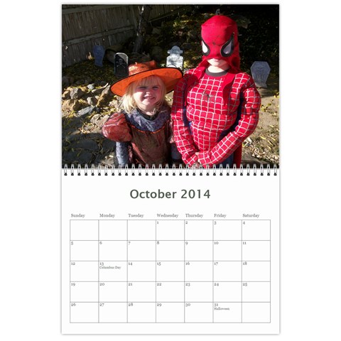 Calendar 2013 Oct 2014