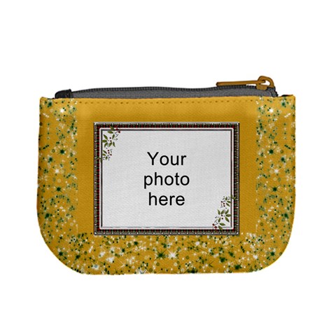 Yellow Sparkle Mini Coin Purse By Lil Back