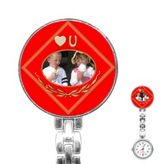 Love you Stainless Steel Nurses Watch