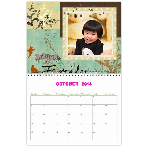 Momo Calendar By Miky Yuen Oct 2014