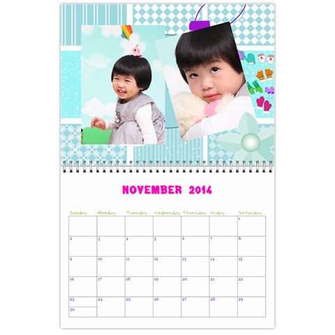 Momo Calendar By Miky Yuen Nov 2014