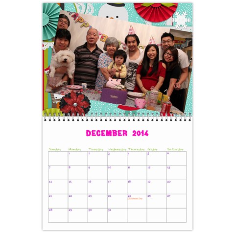 Momo Calendar By Miky Yuen Dec 2014