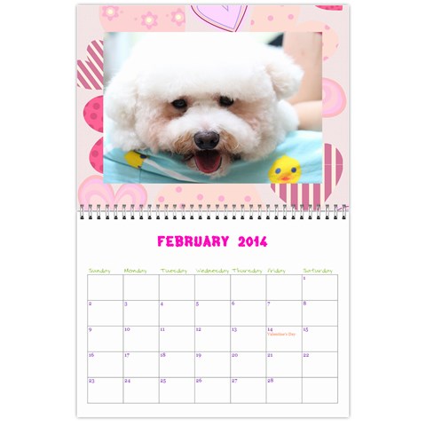 Momo Calendar By Miky Yuen Feb 2014